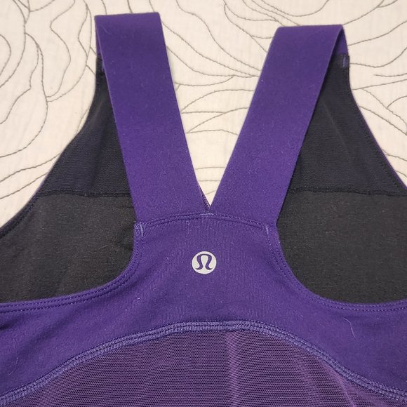 [6] Purple Lululemon Deep V Athletic Tank - Picture 6 of 14